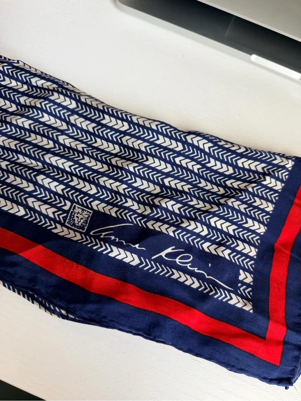 Anne Klein Square Geometric Print Scarf